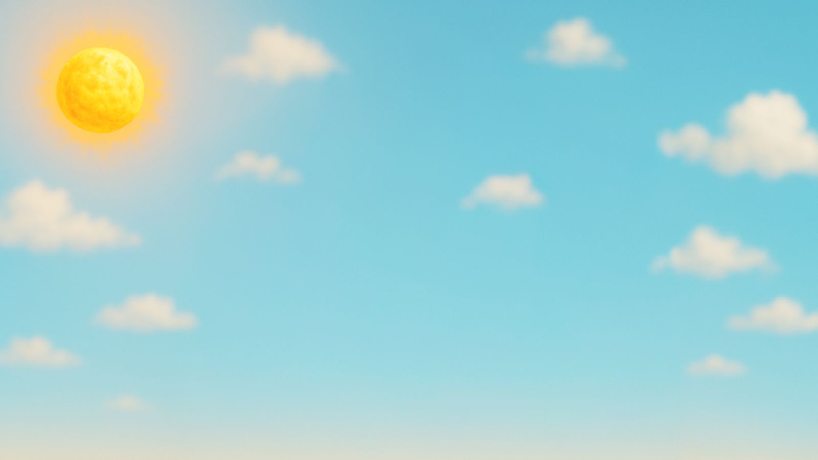 強い日差しと紫外線